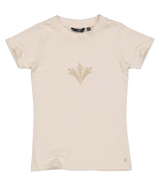 LEVV Meisjes t-shirt - Karmi - Ivoor wit