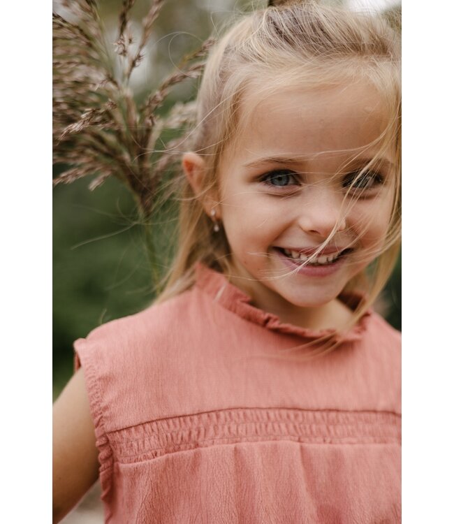 LEVV Meisjes blouse - Kathi - Oud roze