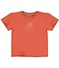 LEVV Little Jongens t-shirt - Mace - Oranje rood