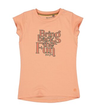 Quapi Meisjes t-shirt - Beatrix - Zalm