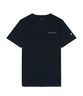 Lyle & Scott T-shirt Script - Donker navy blauw