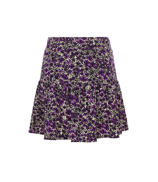 LOOXS 10sixteen Meisjes broek/rok print - Paars bloemen