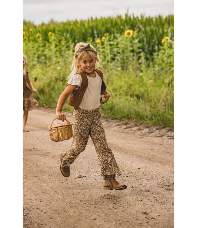 LOOXS Little Meisjes gilet - Caramel