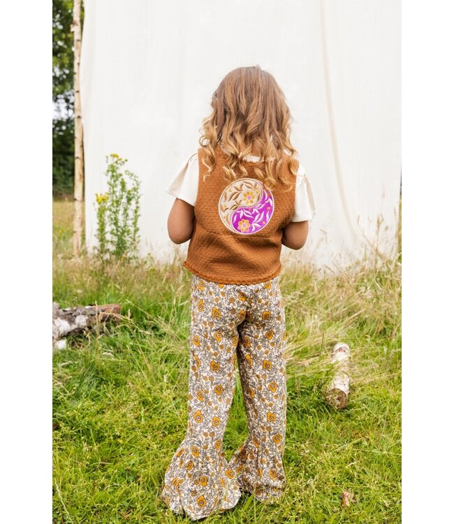 LOOXS Little Meisjes gilet - Caramel
