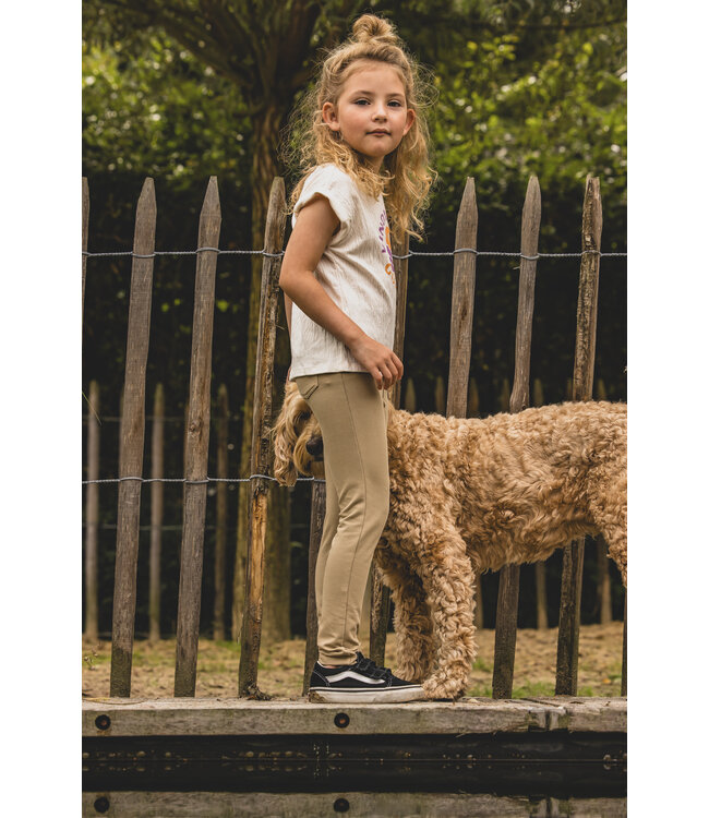 LOOXS Little Meisjes tregging - Sage groen