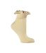 Le Chic Meisjes sokken met tule - Raven - Licht cappuccino