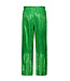 Like Flo Meisjes broek metallic plisse - Groen metallic