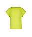 Like Flo Meisjes t-shirt slub metallic - Lime groen