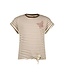 Like Flo Meisjes sweat top gestreept - Mud