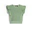 NoNo Meisjes t-shirt smock - Kety - Sage groen