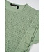 NoNo Meisjes t-shirt smock - Kety - Sage groen