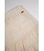 NoBell Meisjes broek/broek chiffon embroidery - Naia - Pearled ivoor wit