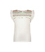 Like Flo Meisjes t-shirt fancy mesh - Groen embroidery