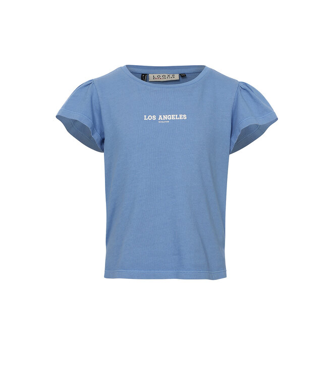 LOOXS 10sixteen Meisjes t-shirt - Sky blauw