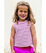 LOOXS Little Meisjes top mouwloos gebreid - Zomer roze gestreept