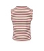 LOOXS Little Meisjes top mouwloos gebreid - Zomer roze gestreept