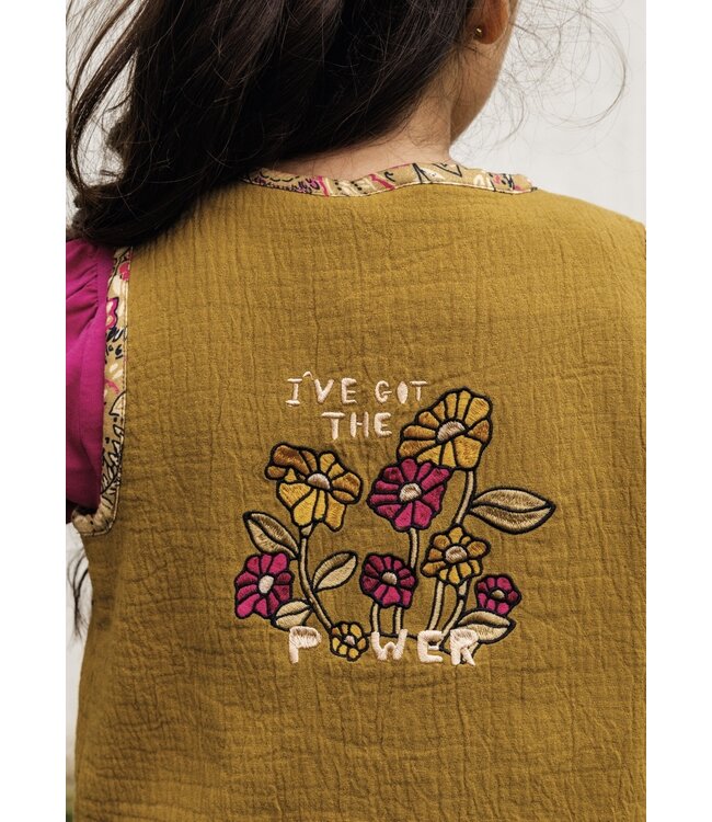 LOOXS Little Meisjes reversibel gilet - Palms