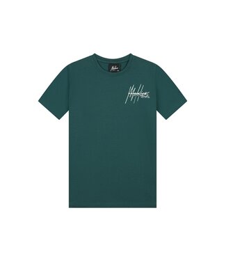 Malelions T-shirt space - Donker groen / Mint