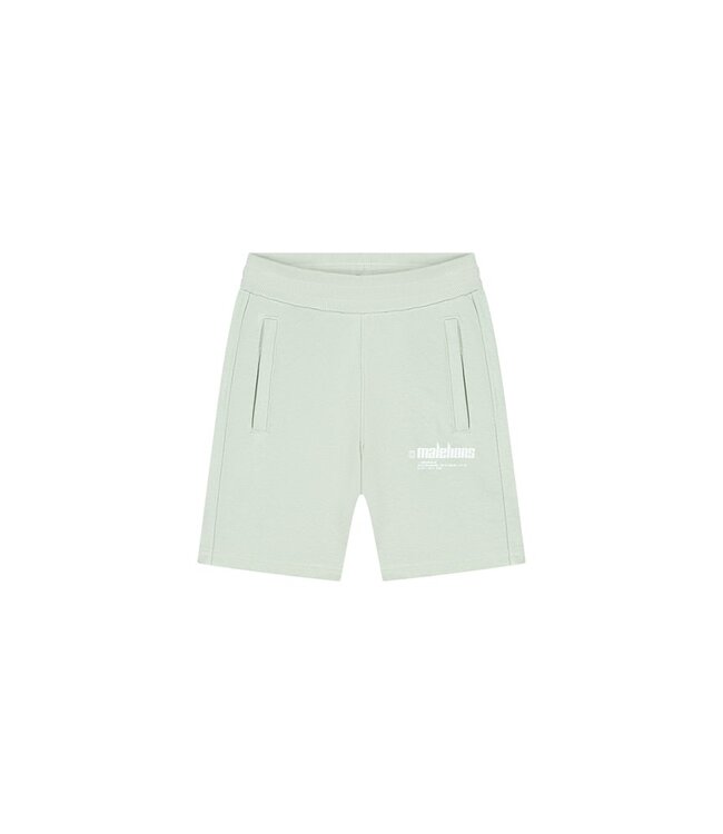 Malelions Short worldwide - Aqua grijs/mint