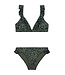 Shiwi Meisjes bikini triangel - Bella - Bos groen mixed animal
