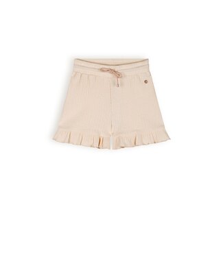 NoNo Meisjes short fancy - Sara - Pearled ivoor wit