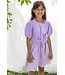NoNo Meisjes jurk geruit - Monet - Galaxy lilac