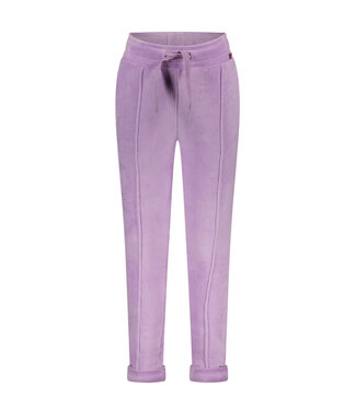 MAYCE Meisjes velvet broek - Lilac