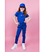 MAYCE Meisjes sweat broek - Twilight blauw