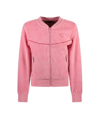 MAYCE Meisjes velvet vest - Roze