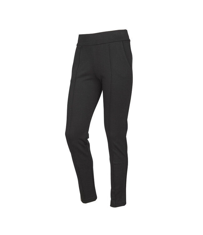 KIEstone Meisjes broek - Fish - Zwart
