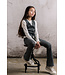 KIEstone Meisjes gilet - Lindy - Antraciet krijtstreep