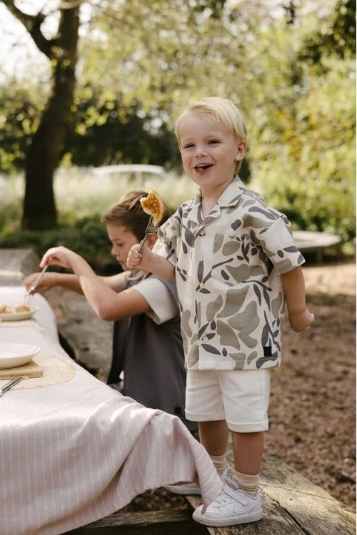 Stoere sweat short voor jongens