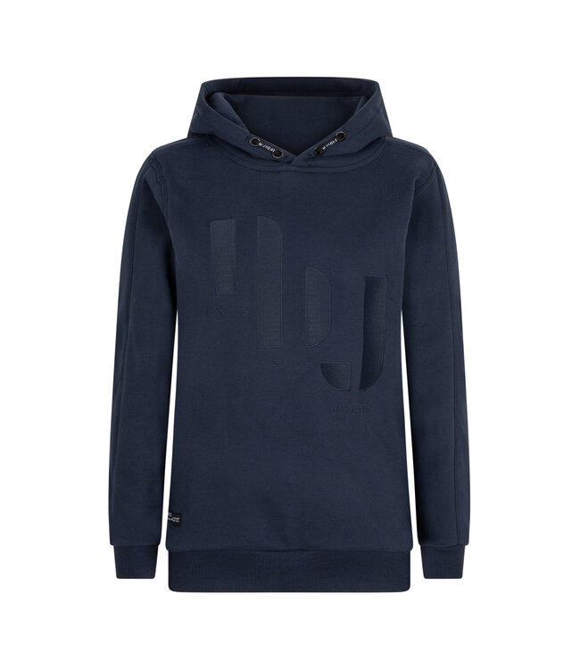 Indian Blue Jeans Jongens hoodie ibj brushed - Navy blauw