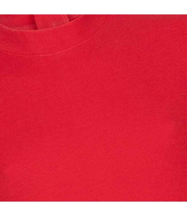 Indian Blue Jeans Meisjes t-shirt cropped - Poppy rood