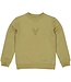 LEVV Jongens sweater - Nanno - Olijf groen