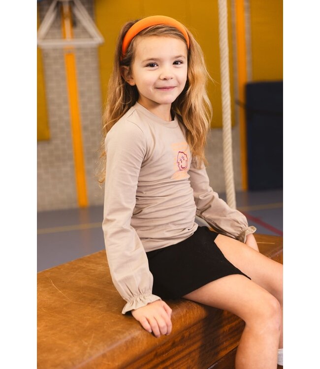 Quapi Meisjes shirt - Dien - Donker zand