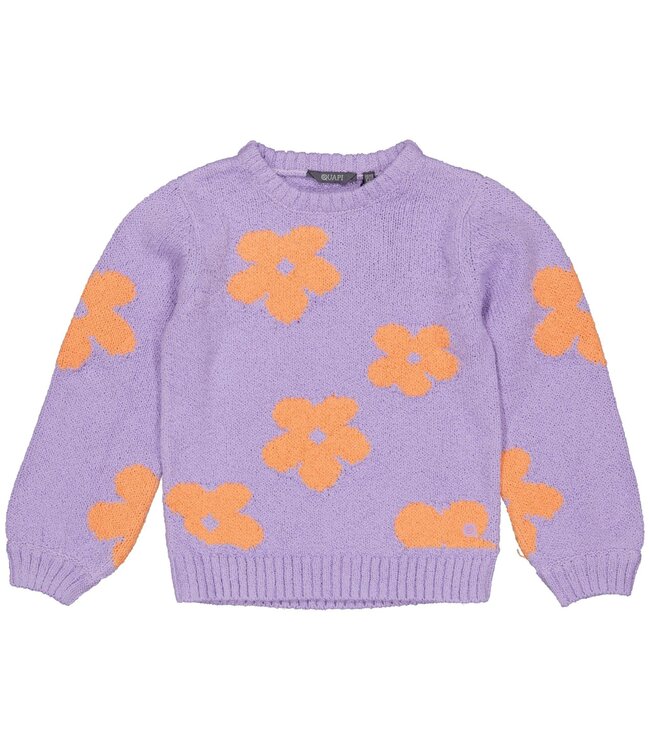 Quapi Meisjes sweater - Ditte - Lila lavender