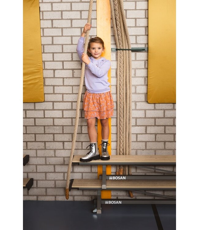 Quapi Meisjes rok - Donna - AOP Oranje bloemen