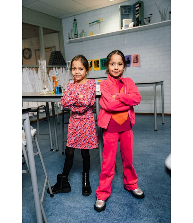 Quapi Meisjes broek - Djuul - Hot roze