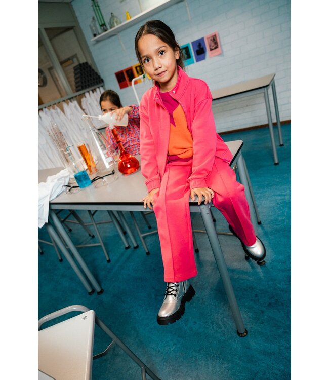 Quapi Meisjes broek - Djuul - Hot roze