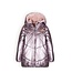 NoNo Meisjes winterjas halflang met capuchon - Baybee - Metallic Blush