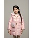 Le Chic Meisjes winterjas met riem en furry tas - Birdo - Cotton candy