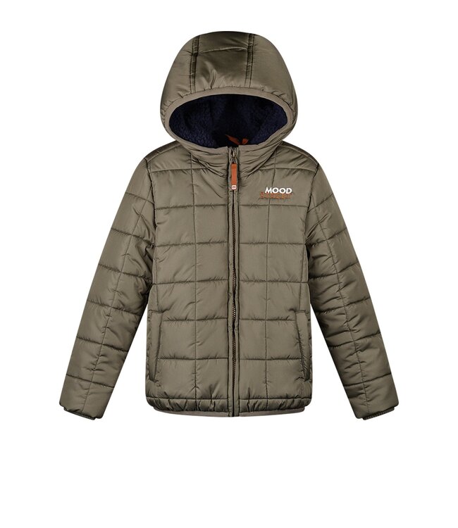 Moodstreet Jongens winterjas - James - Khaki groen