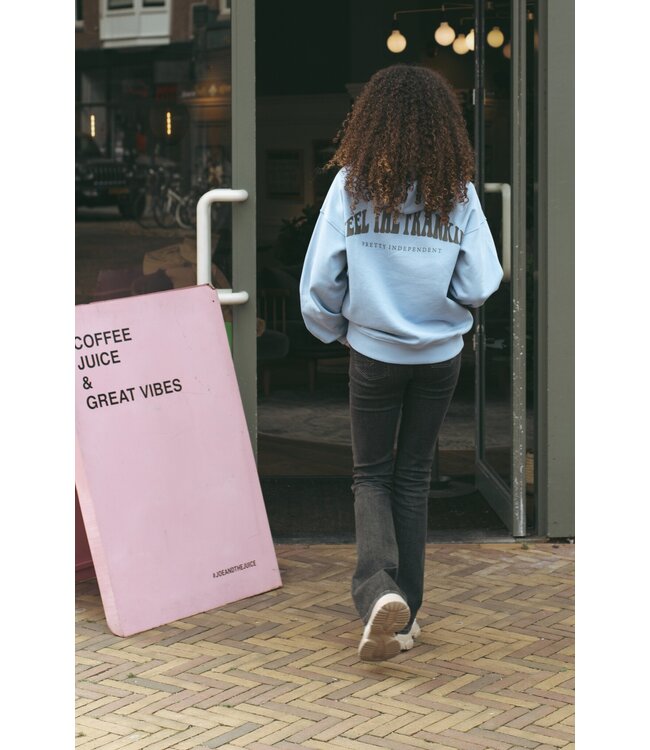 Frankie & Liberty Meisjes broek - Liberty Flare - Dark Grey Denim