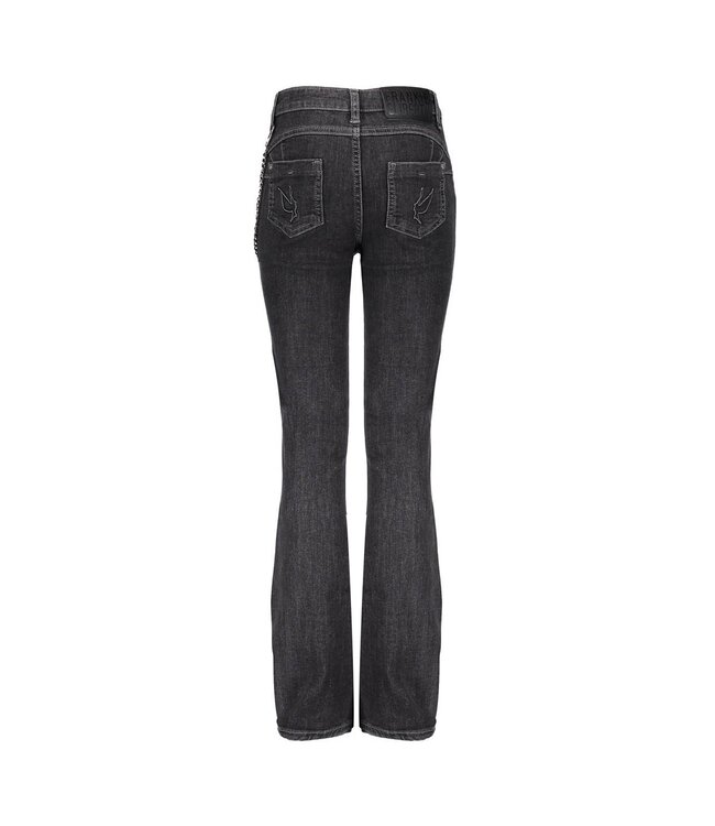 Frankie & Liberty Meisjes broek - Liberty Flare - Dark Grey Denim