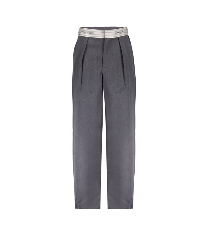 Frankie & Liberty Meisjes broek - Pixie - 04.4 Dark Warm Grey