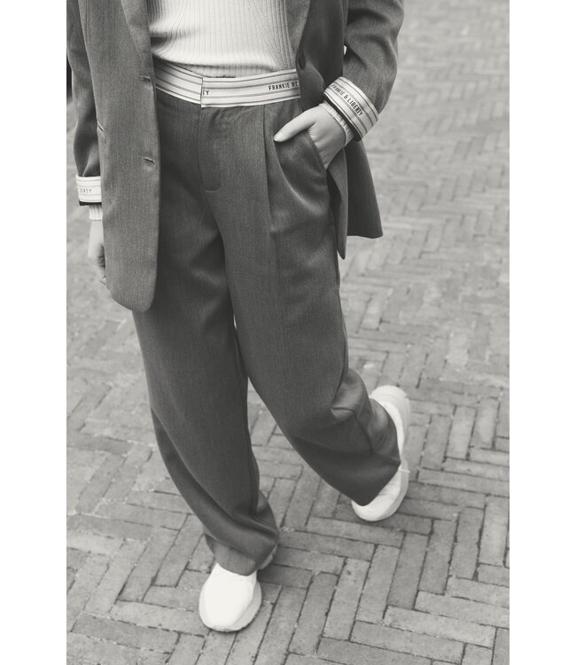 Frankie & Liberty Meisjes broek - Pixie - 04.4 Dark Warm Grey