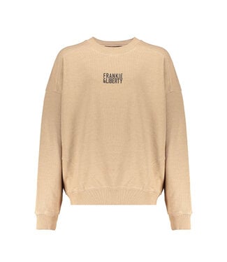 Frankie & Liberty Meisjes sweat shirt - Paris - Toffee Sand