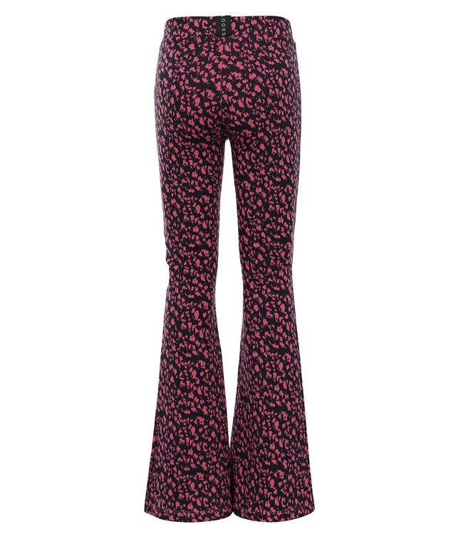 LOOXS 10sixteen Meisjes flair broek - Mauve stippen
