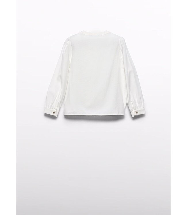 Abel & Lula Meisjes blouse viscose - Natural